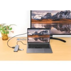 Manhattan USB-C PD 9-in-1 HDMI 4K Docking Station / Multiport Hub -Manhattan Store usb c pd 9 in 1 hdmi 4k docking station multiport hub 190435 5