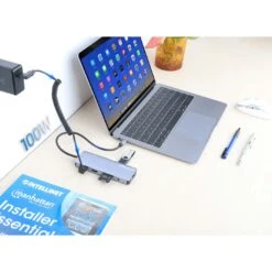 Manhattan USB-C PD 9-in-1 HDMI 4K Docking Station / Multiport Hub -Manhattan Store usb c pd 9 in 1 hdmi 4k docking station multiport hub 190435 8