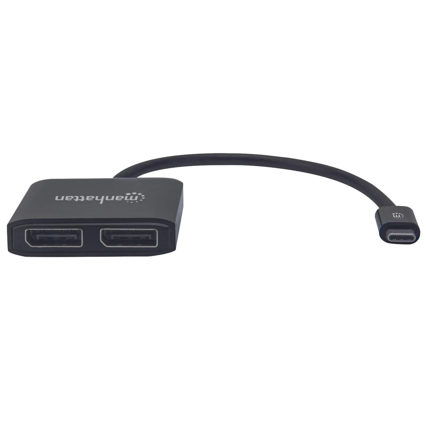 Manhattan USB-C To Dual DisplayPort Adapter - MST Hub 3 Manhattan USB-C To Dual DisplayPort Adapter - MST Hub - Image 3