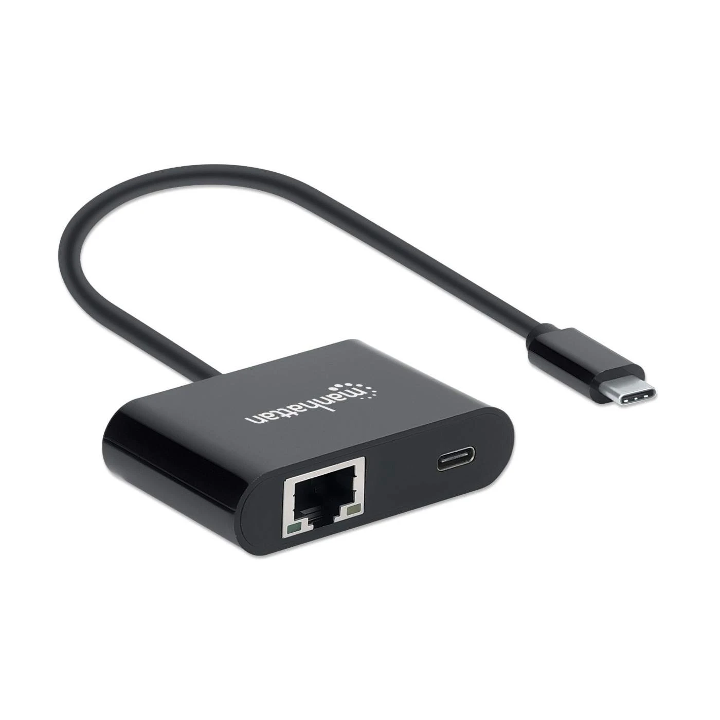 Manhattan USB-C To Gigabit Network Adapter With Power Delivery Port 3 Manhattan USB-C To Gigabit Network Adapter With Power Delivery Port - Image 3