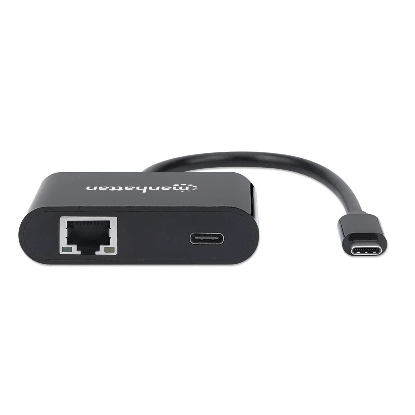 Manhattan USB-C To Gigabit Network Adapter With Power Delivery Port 4 Manhattan USB-C To Gigabit Network Adapter With Power Delivery Port - Image 4