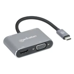 Manhattan USB-C To HDMI & VGA 4-in-1 Docking Converter With Power Delivery 14 Manhattan USB-C To HDMI & VGA 4-in-1 Docking Converter With Power Delivery -Manhattan Store usb c to hdmi vga 4 in 1 docking converter with power delivery 130691 2