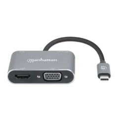 Manhattan USB-C To HDMI & VGA 4-in-1 Docking Converter With Power Delivery 15 Manhattan USB-C To HDMI & VGA 4-in-1 Docking Converter With Power Delivery -Manhattan Store usb c to hdmi vga 4 in 1 docking converter with power delivery 130691 3