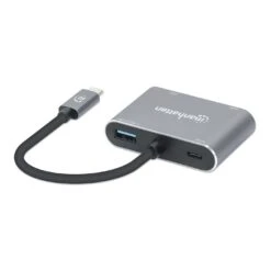 Manhattan USB-C To HDMI & VGA 4-in-1 Docking Converter With Power Delivery 17 Manhattan USB-C To HDMI & VGA 4-in-1 Docking Converter With Power Delivery -Manhattan Store usb c to hdmi vga 4 in 1 docking converter with power delivery 130691 5