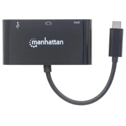 Manhattan USB-C To VGA 3-in-1 Docking Converter With Power Delivery 10 Manhattan USB-C To VGA 3-in-1 Docking Converter With Power Delivery -Manhattan Store usb c to vga 3 in 1 docking converter with power delivery 152044 4 709ea114 7c9d 4502 951b 11a88ac06700