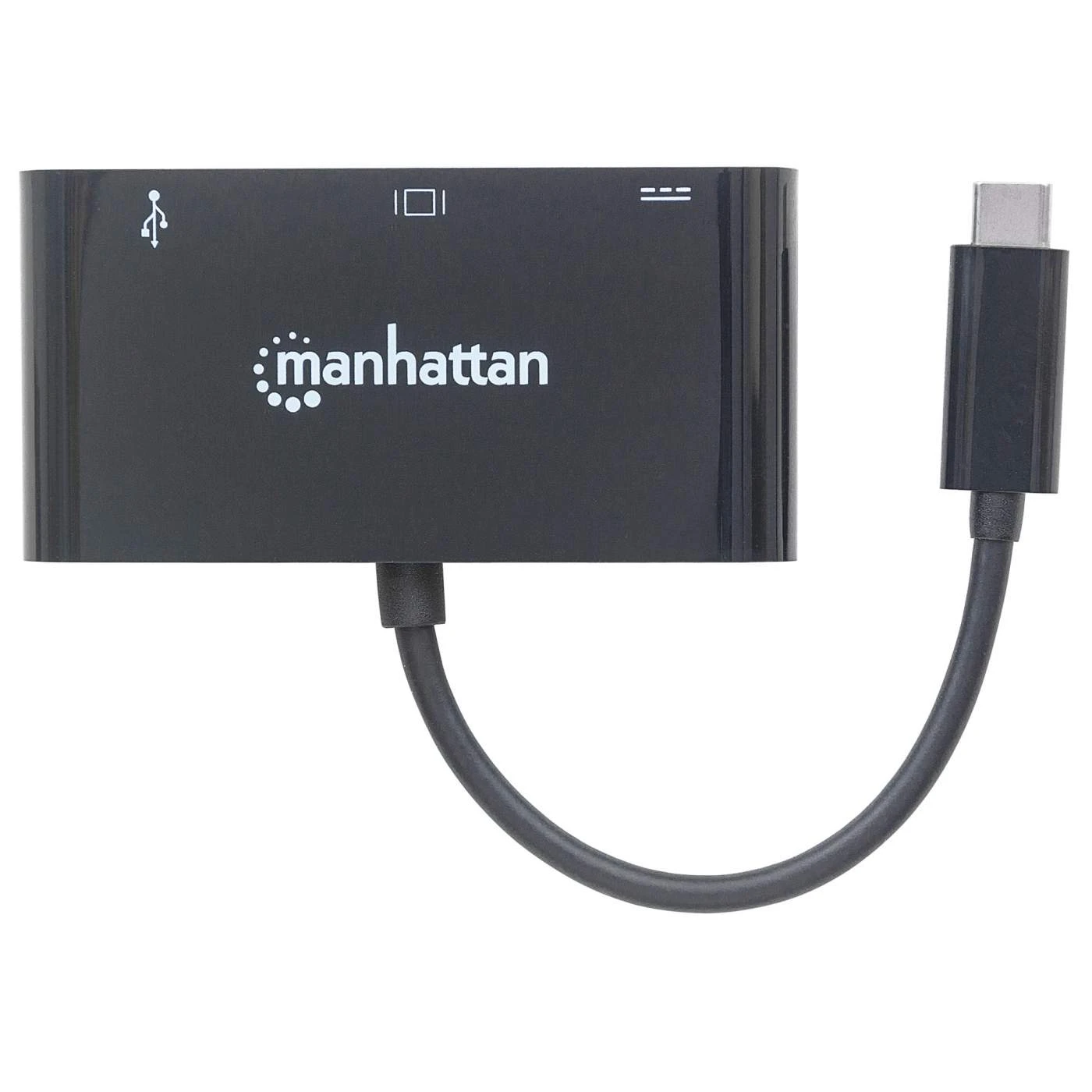 Manhattan USB-C To VGA 3-in-1 Docking Converter With Power Delivery 5 Manhattan USB-C To VGA 3-in-1 Docking Converter With Power Delivery - Image 5