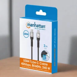 Manhattan Store 34 Manhattan Store -Manhattan Store usb4 type c 40 gbps 8k video and 240 w epr charging cable pd 31 356381 packaging 14