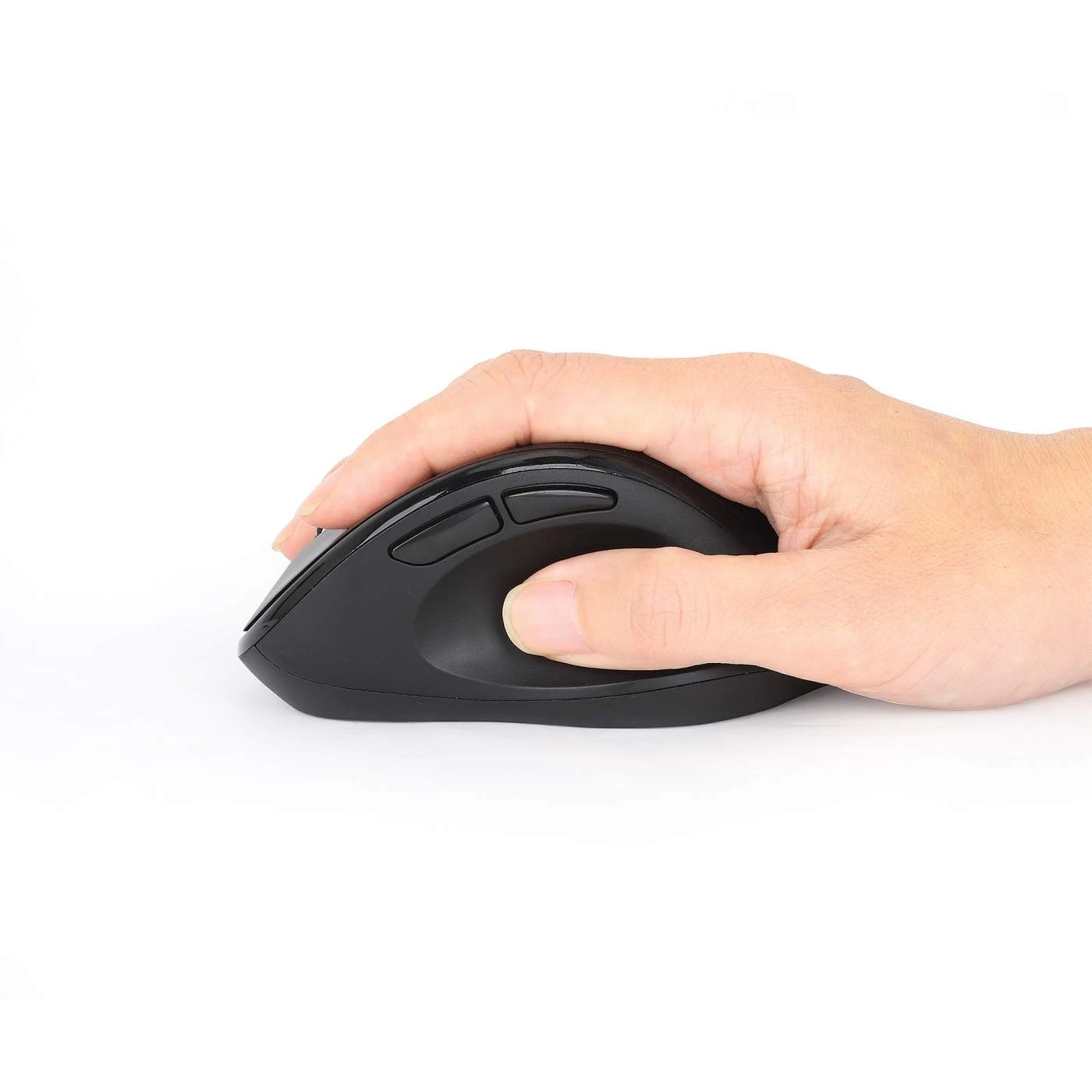 Manhattan Ergonomic Wireless Mouse With 2-in-1 USB Receiver 2 Manhattan Ergonomic Wireless Mouse With 2-in-1 USB Receiver - Image 2