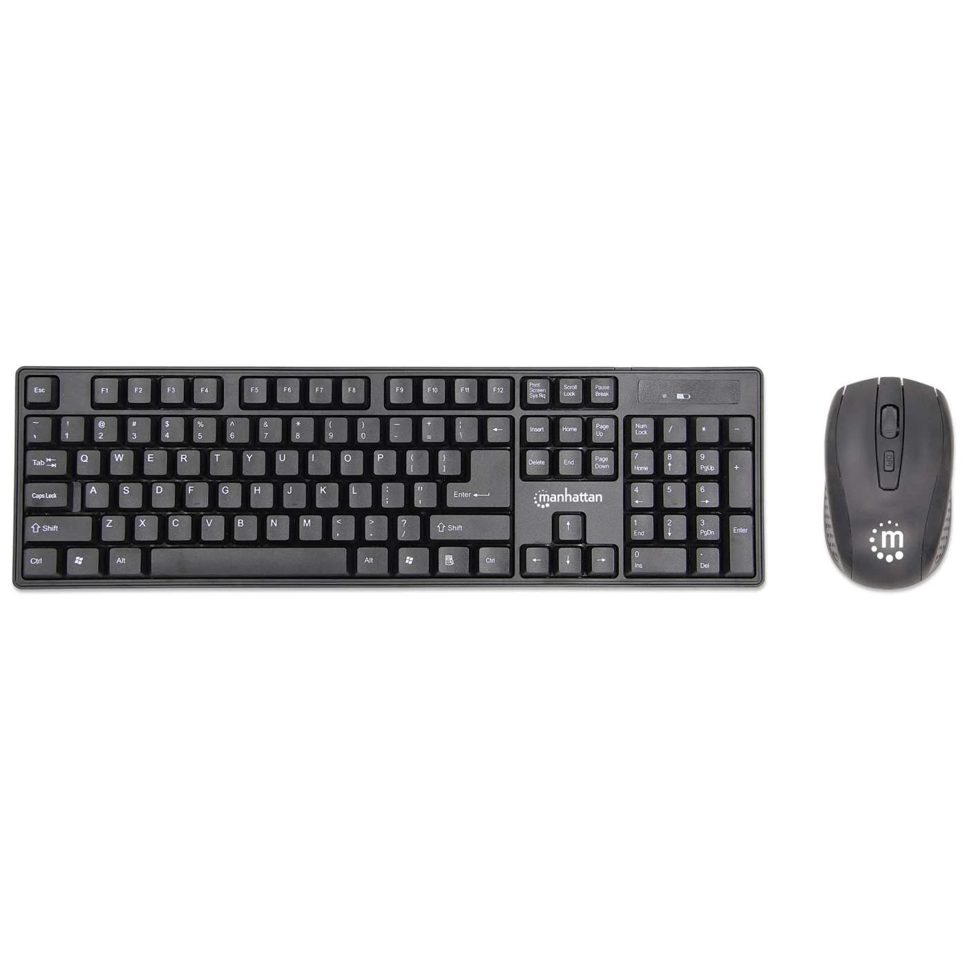 Manhattan Wireless Keyboard And Optical Mouse Set 1 Manhattan Wireless Keyboard And Optical Mouse Set